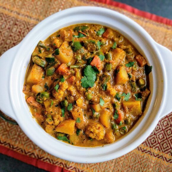 Mix Veg Recipe Step By Step Instructions 580x580