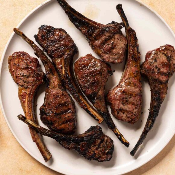 perfectly grilled lamb rib or loin chops recipe hero 03 262fe2defc7c491688cb2d363dad3446 580x580